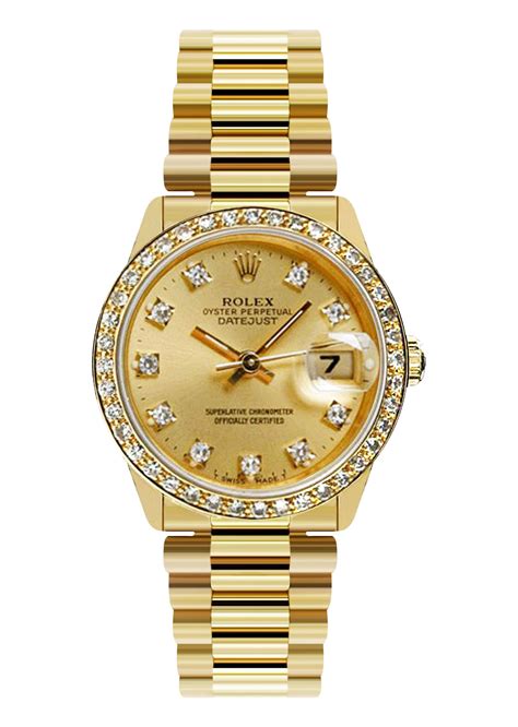 gold female rolex